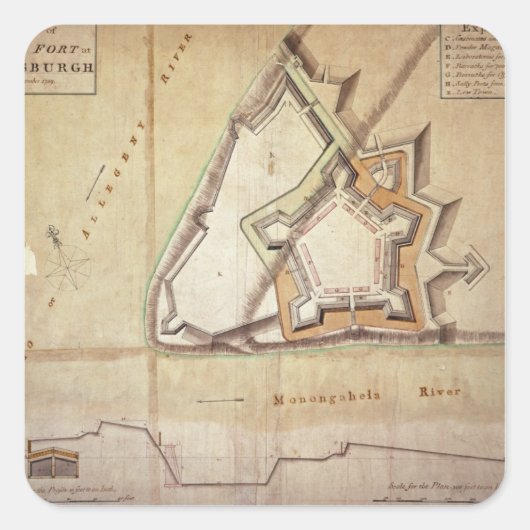 ピッツバーグ新砦の計画 スクエアシール (正面)