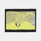 ピッツバーグ毛布 フリースブランケット (正面(横))