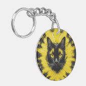 ピッツバーグ猫 キーホルダー (正面左)