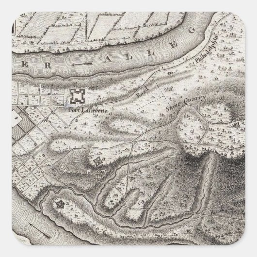 ピッツバーグ町の計画 スクエアシール (正面)