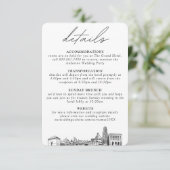 ピッツバーグ結婚の小さな垂直詳細 エンクロージャーカード (スタンド正面)