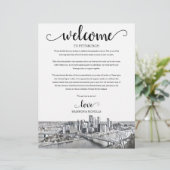 ピッツバーグ結婚の週末のウェルカムの日程 (スタンド正面)