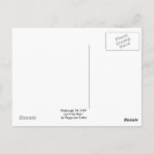 ピッツバーグ葉書ライトアップ夜"種類の1つ" ポストカード (裏面)