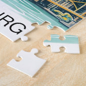 ピッツバーグ都市景観 ジグソーパズル (側面)