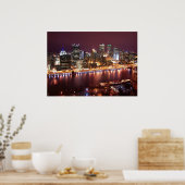 ピッツバーグ都市景観 ポスター (キッチン)