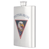 ピッツバーグ・アメリカン・バルド・イーグル フラスク (左)