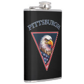ピッツバーグ・アメリカン・バルド・イーグル フラスク (右)