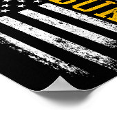 ピッツバーグ アメリカ国旗 愛国 アメリカ ピッツバーグ ポスター (角)