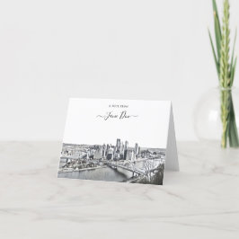 ピッツバーグ オーダーメイド グリーティングカード サンキューカード