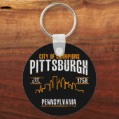 ピッツバーグ キーホルダー (正面)