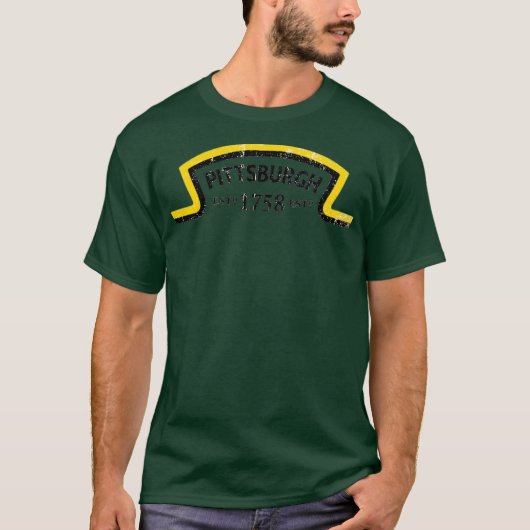 ピッツバーグ ケチャップ ラベル Tシャツ (正面)