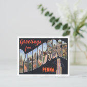 ピッツバーグ，ペンシルバニアヴィンテージビッグレター ポストカード (スタンド正面)