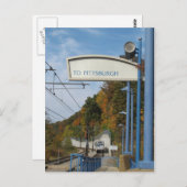 ピッツバーグ・ペンシルバニア州からの挨拶 ポストカード (正面/裏面)