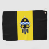 ピッツバーグ（ペンシルバニア州旗） ゴルフタオル (横)