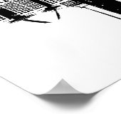 ピッツバーグ,ペンシルバニア州,白黒 ポスター (角)