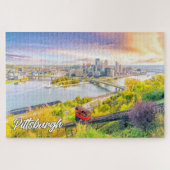 ピッツバーグ,ペンシルバニア統一された州,州 ジグソーパズル (横)