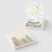 ピッツバーグ、ペンシルバニア|都市スカイライン ストーンコースター (横)