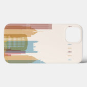 ピッツバーグ、ペンシルバニア|都市スカイライン Case-Mate iPhoneケース (裏面 (横))