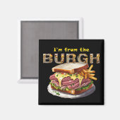 ピッツバーグ – 「私はバラ出身だ」 マグネット (正面/裏面)