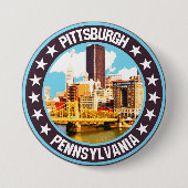 ピッツバーグ 缶バッジ (正面)