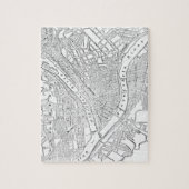 ピッツバーグ(1885年)のヴィンテージの地図 ジグソーパズル (縦)