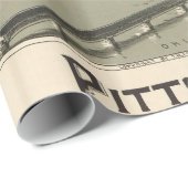 ピッツバーグ(1902年)のヴィンテージの絵解き地図 ラッピングペーパー (ロールコーナー)