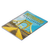 ピッツバーグ、PAイエローブリッジヴィンテージトラベル ノートブック (左側)