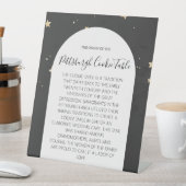 ピッツバーグCOOKIEテーブルの結婚署名 台座サイン (インサイチュ)