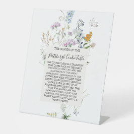 ピッツバーグCOOKIEテーブルの結婚署名 台座サイン