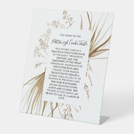 ピッツバーグCOOKIEテーブルの結婚署名 台座サイン