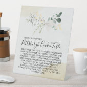 ピッツバーグCOOKIEテーブルの結婚署名 台座サイン (インサイチュ)