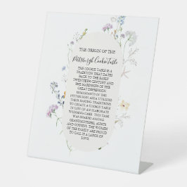 ピッツバーグCOOKIEテーブルの結婚署名 台座サイン