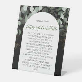 ピッツバーグCOOKIEテーブルの結婚署名 台座サイン