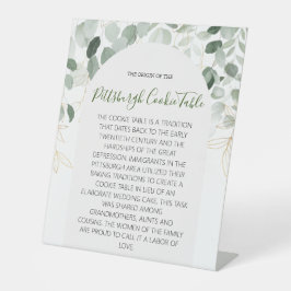 ピッツバーグCOOKIEテーブルの結婚署名 台座サイン