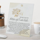 ピッツバーグCOOKIEテーブルの結婚署名 台座サイン (インサイチュ)