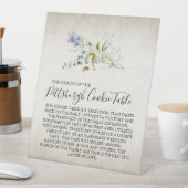 ピッツバーグCOOKIEテーブルの結婚署名 台座サイン (インサイチュ)