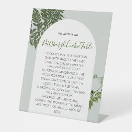 ピッツバーグCOOKIEテーブルの結婚署名 台座サイン