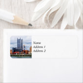 ピッツバーグPAスカイライン日付を保存 ラベル (インサイチュ)