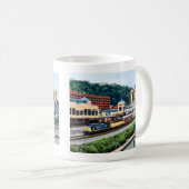 ピッツバーグPA – ステーションスクエア行き コーヒーマグカップ (正面右)