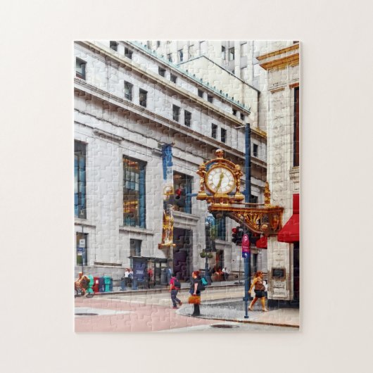 ピッツバーグPA – スミスフィールドの角と5番目 ジグソーパズル (縦)