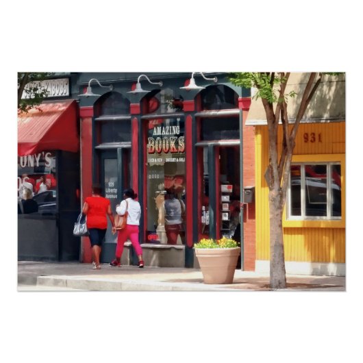 ピッツバーグPA – リバティーアベニュー沿いを散策 ポスター (正面)