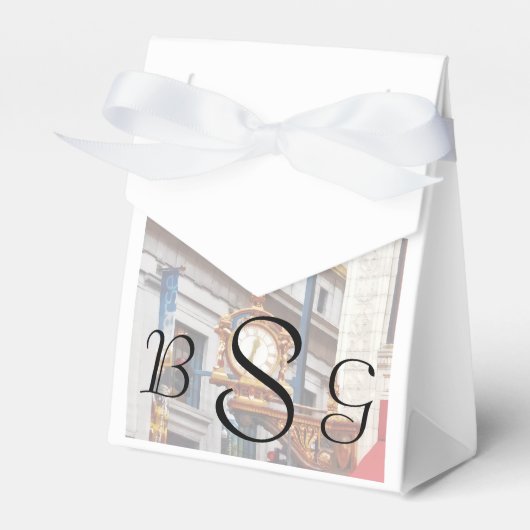 ピッツバーグPA – 時計の下で私に会結婚う フェイバーボックス (正面サイド)