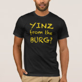 ピッツバーグYINZのワイシャツ Tシャツ (正面)