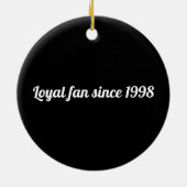 ピッツバ感じグザスチールファイアフットボールSports Na セラミックオーナメント (裏面)