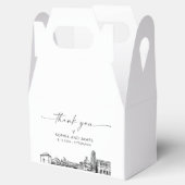 ピッツバ結婚ーグパーソナライズされたの愛用箱 フェイバーボックス (オープン)