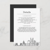 ピッツバ結婚ーグ |ゲスト詳細 招待状 (正面/裏面)