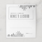 ピッツバ結婚ーグ |テーブル名カードの配置 プレイスカード (外部開封)