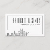 ピッツバ結婚ーグ |座席表の前面と背面 プレイスカード (裏面)