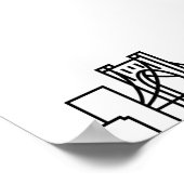 ピッツバ結婚ーグ | 12テーブル座席表 ポスター (角)