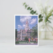 ピッツフィールドイリノイPike County裁判所の写真 ポストカード (スタンド正面)